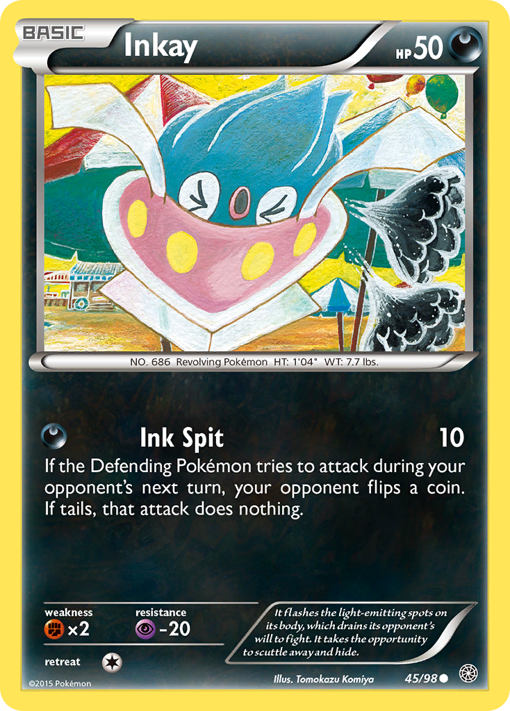 Inkay (45/98) [XY: Ancient Origins] | Good Games Cannington