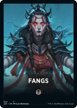 Fangs Theme Card [Jumpstart 2022 Front Cards] | Good Games Cannington