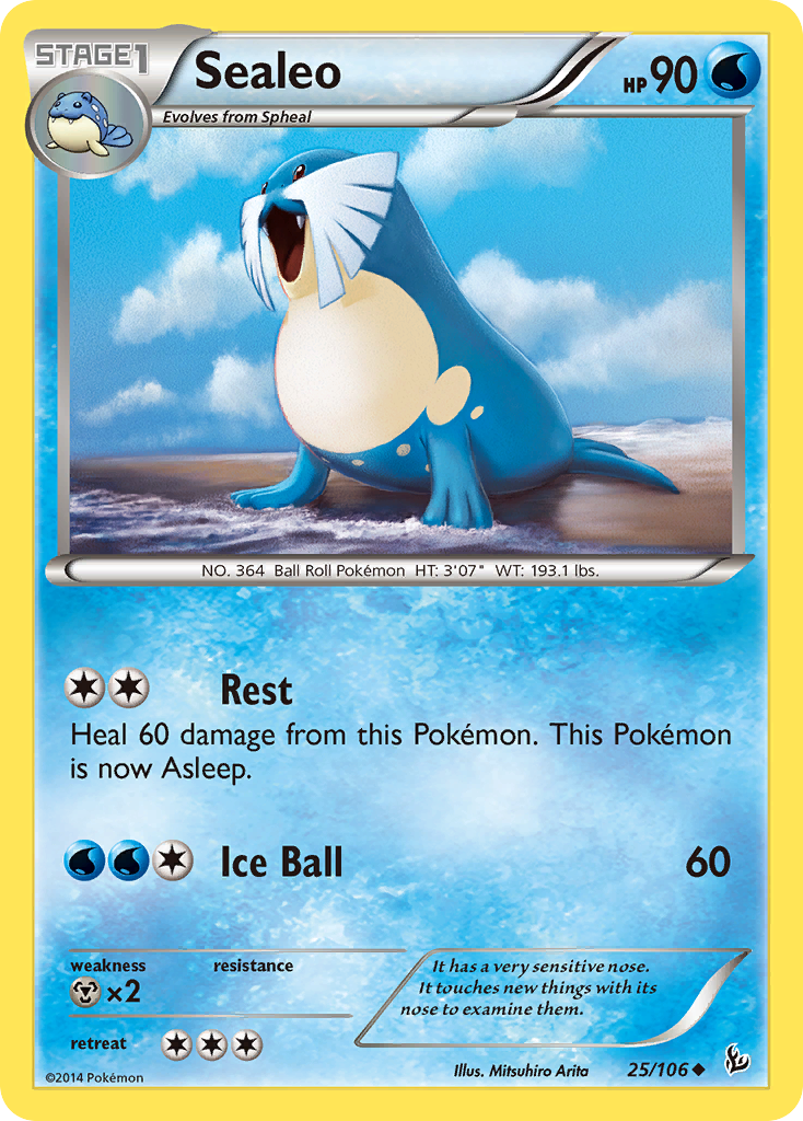 Sealeo (25/106) [XY: Flashfire] | Good Games Cannington