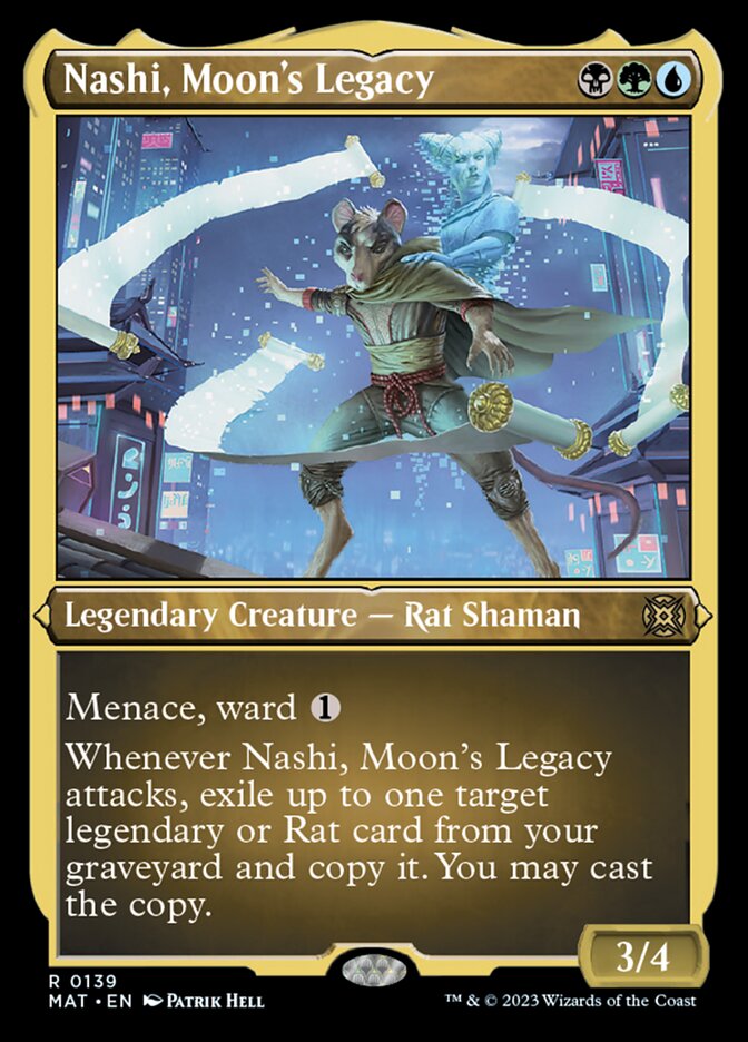 Nashi, Moon's Legacy (Foil Etched) [March of the Machine: The Aftermath] | Good Games Cannington