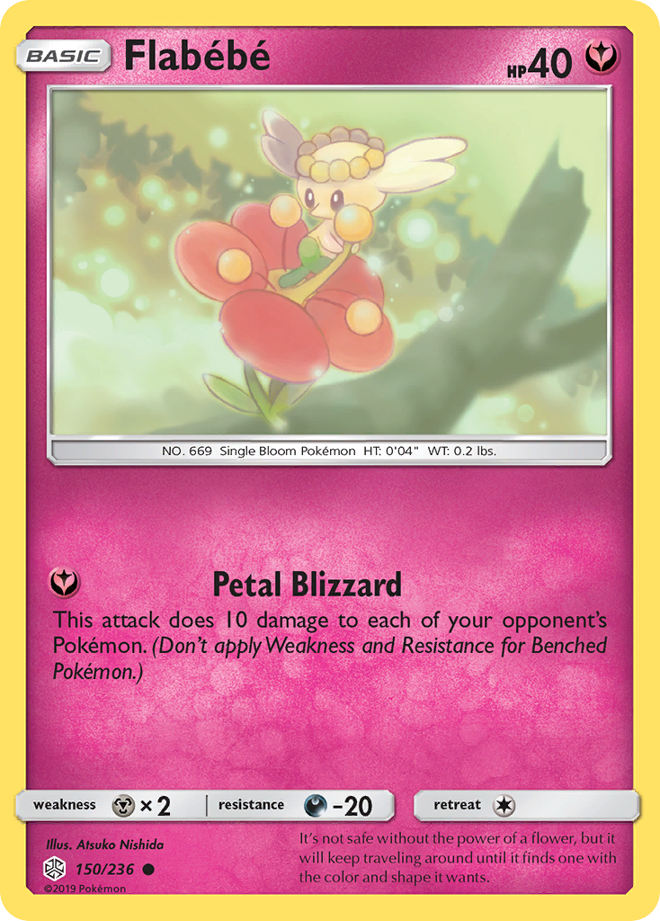 Flabebe (150/236) [Sun & Moon: Cosmic Eclipse] | Good Games Cannington