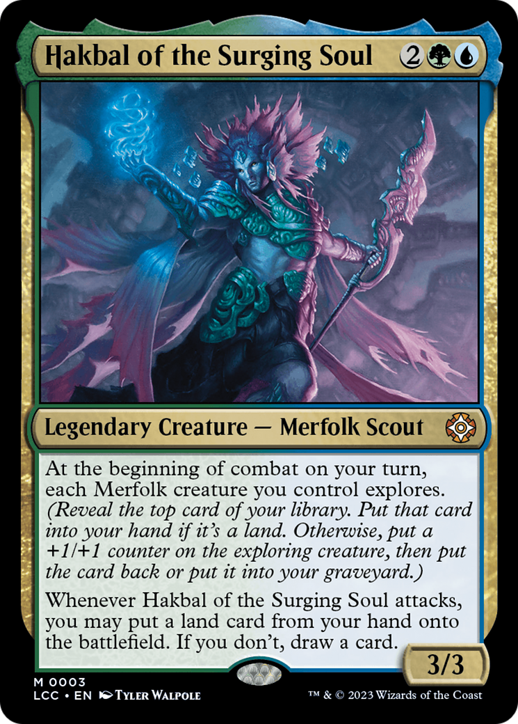 Hakbal of the Surging Soul [The Lost Caverns of Ixalan Commander] | Good Games Cannington