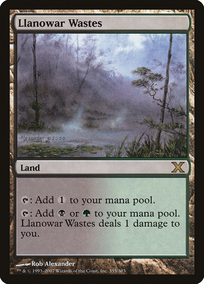Llanowar Wastes [Tenth Edition] | Good Games Cannington