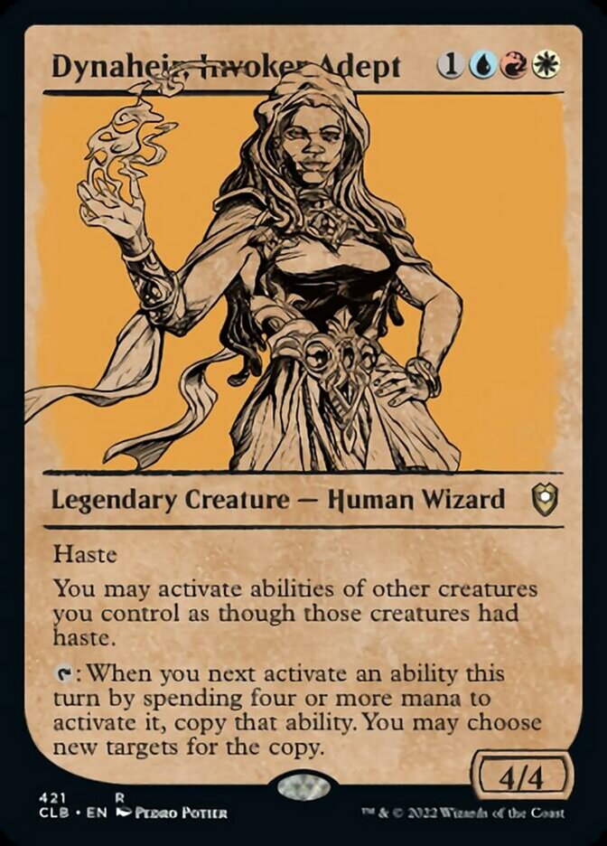 Dynaheir, Invoker Adept (Showcase) [Commander Legends: Battle for Baldur's Gate] | Good Games Cannington