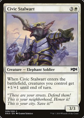 Civic Stalwart [Ravnica Allegiance] | Good Games Cannington