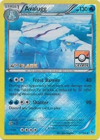 Avalugg (31/106) (League Promo 4th Place) [XY: Flashfire] | Good Games Cannington