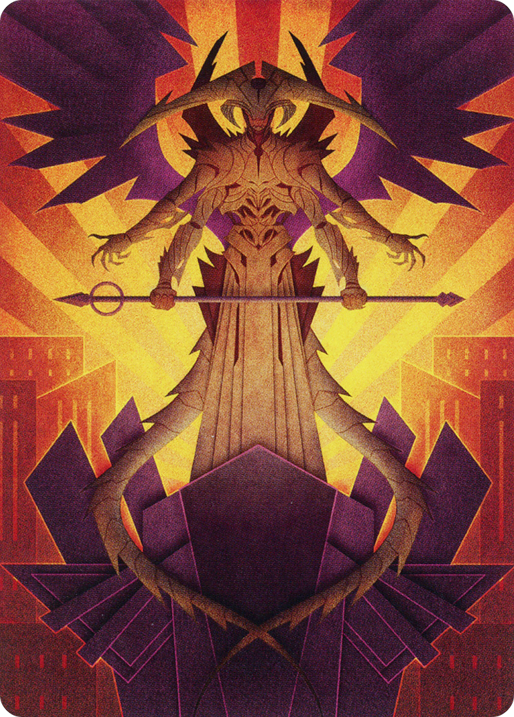 Atraxa, Praetors' Voice Art Card [March of the Machine Art Series] | Good Games Cannington