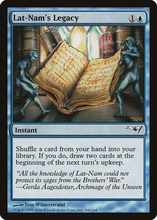Lat-Nam's Legacy [Coldsnap Theme Decks] | Good Games Cannington
