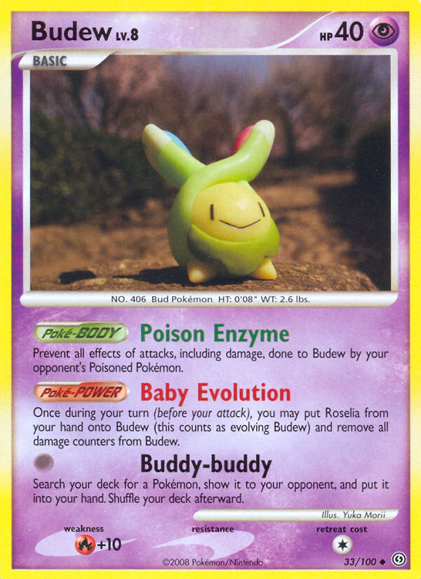 Budew (33/100) [Diamond & Pearl: Stormfront] | Good Games Cannington