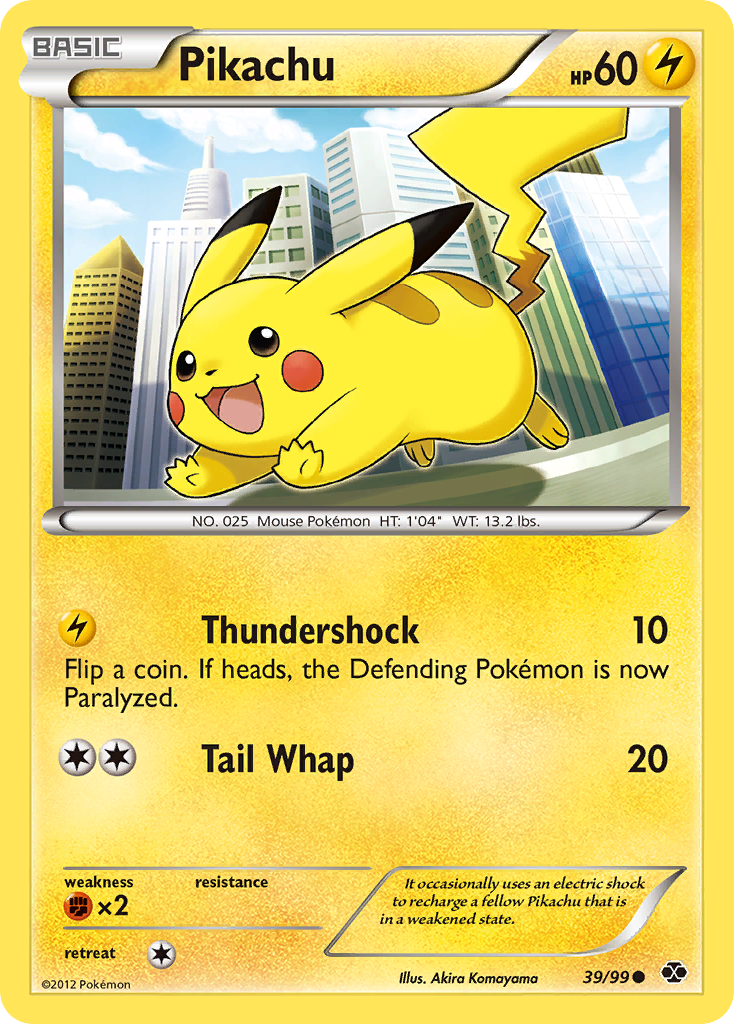 Pikachu (39/99) [Black & White: Next Destinies] | Good Games Cannington
