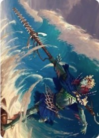 Tazeem Roilmage Art Card [Zendikar Rising Art Series] | Good Games Cannington