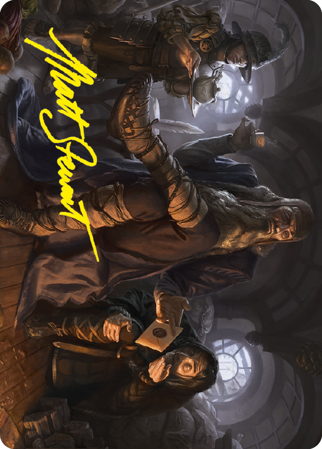 Sharkey, Tyrant of the Shire Art Card (Gold-Stamped Signature) [The Lord of the Rings: Tales of Middle-earth Art Series] | Good Games Cannington