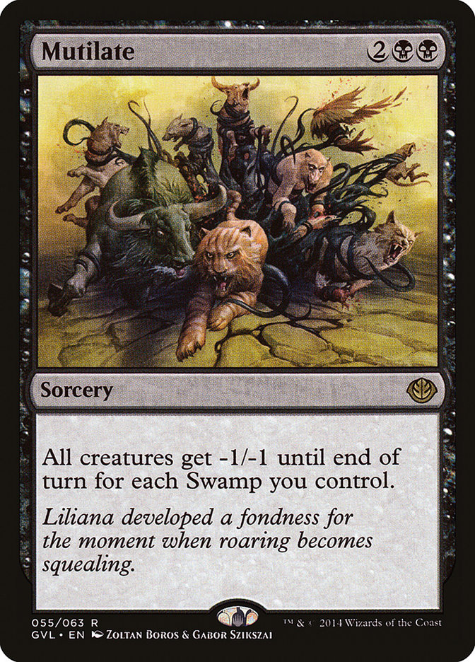 Mutilate (Garruk vs. Liliana) [Duel Decks Anthology] | Good Games Cannington