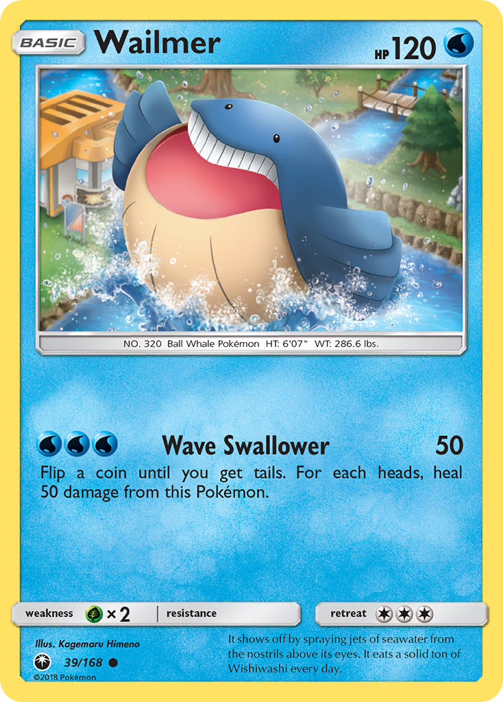 Wailmer (39/168) [Sun & Moon: Celestial Storm] | Good Games Cannington