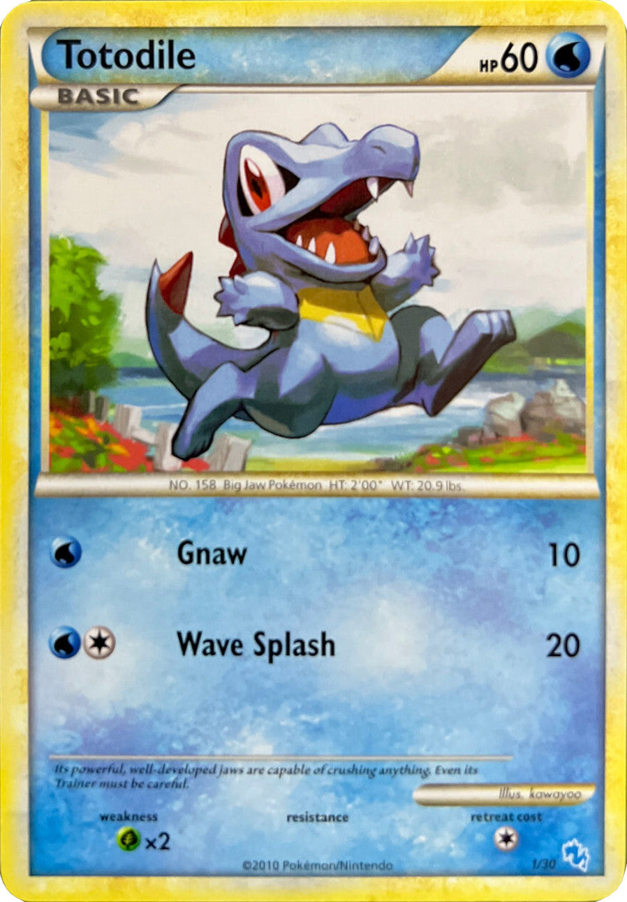 Totodile (1/30) [HeartGold & SoulSilver: Trainer Kit - Gyarados] | Good Games Cannington