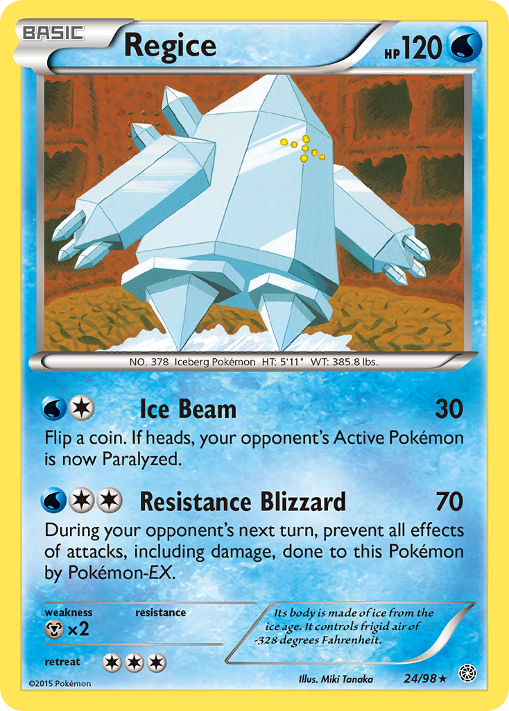 Regice (24/98) [XY: Ancient Origins] | Good Games Cannington