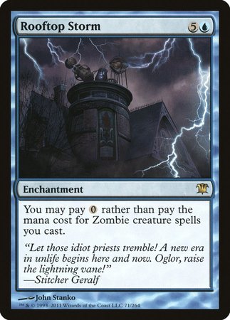 Rooftop Storm [Innistrad] | Good Games Cannington