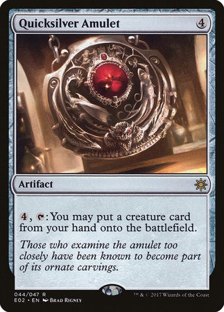 Quicksilver Amulet [Explorers of Ixalan] | Good Games Cannington