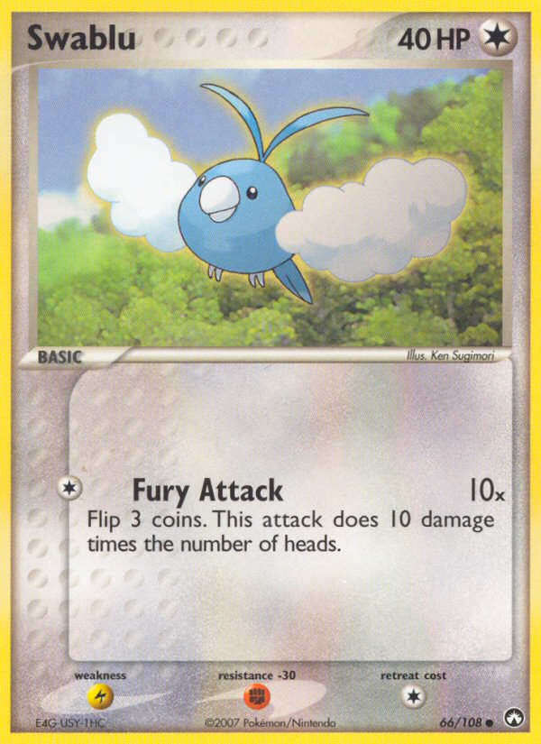 Swablu (66/108) [EX: Power Keepers] | Good Games Cannington