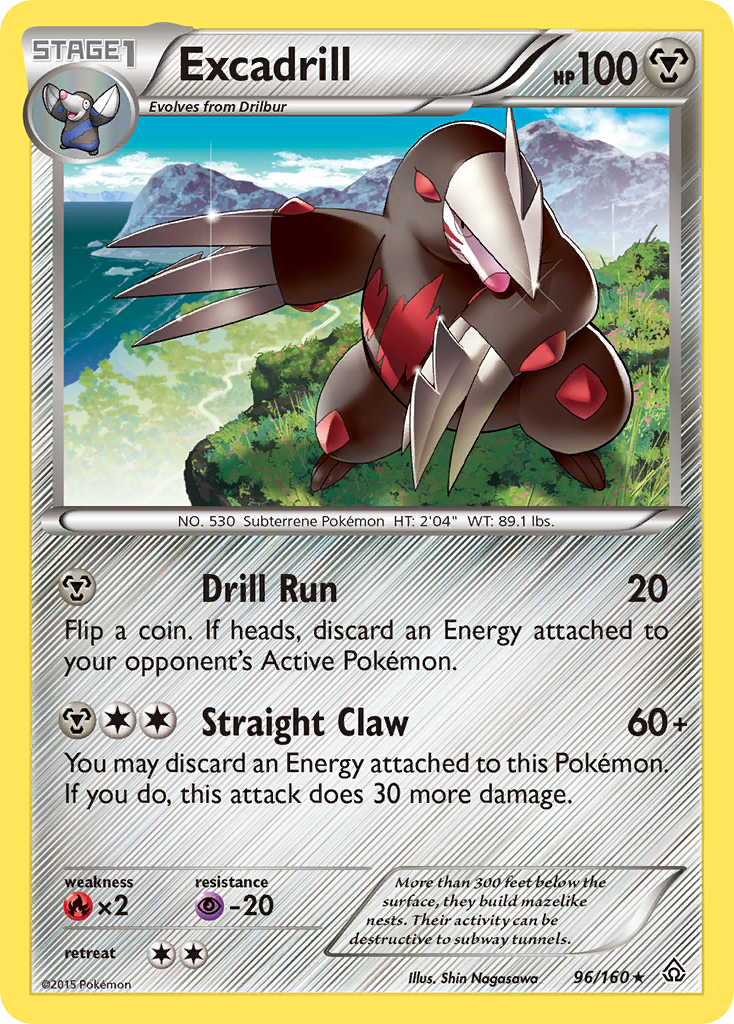 Excadrill (96/160) [XY: Primal Clash] | Good Games Cannington