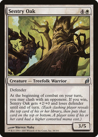 Sentry Oak [Lorwyn] | Good Games Cannington
