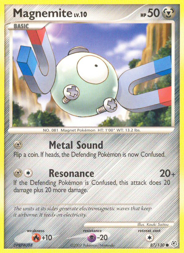 Magnemite (87/130) [Diamond & Pearl: Base Set] | Good Games Cannington