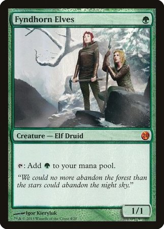 Fyndhorn Elves [From the Vault: Twenty] | Good Games Cannington