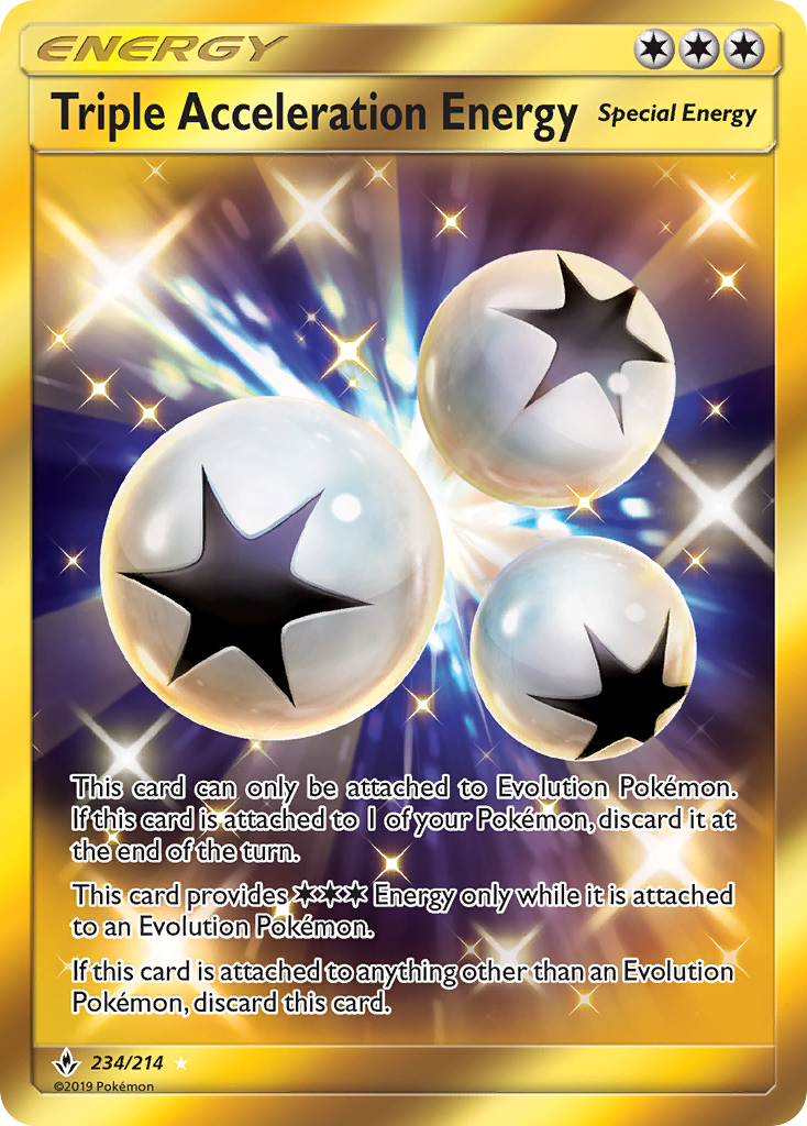 Triple Acceleration Energy (234/214) [Sun & Moon: Unbroken Bonds] | Good Games Cannington