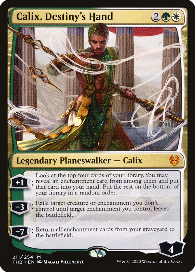 Calix, Destiny's Hand (Promo Pack) [Theros Beyond Death Promos] | Good Games Cannington