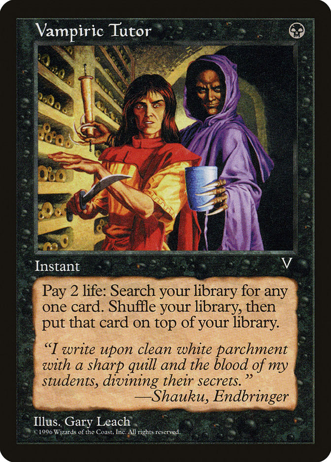 Vampiric Tutor [Visions] | Good Games Cannington