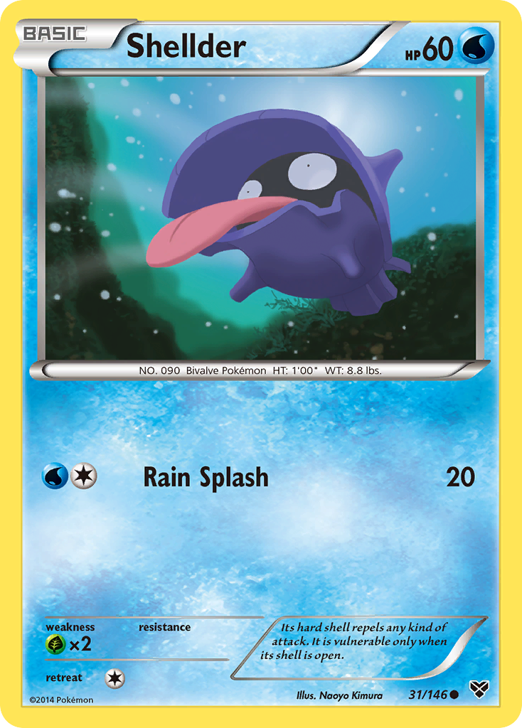 Shellder (31/146) [XY: Base Set] | Good Games Cannington