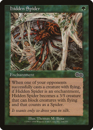 Hidden Spider [Urza's Saga] | Good Games Cannington