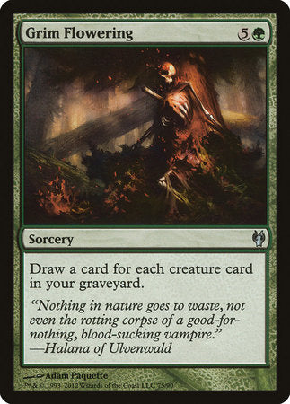 Grim Flowering [Duel Decks: Izzet vs. Golgari] | Good Games Cannington