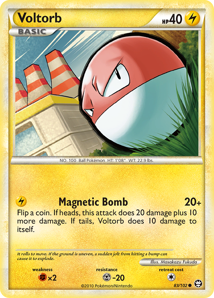 Voltorb (83/102) [HeartGold & SoulSilver: Triumphant] | Good Games Cannington