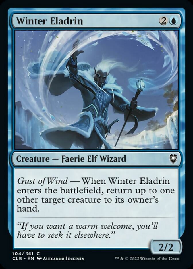 Winter Eladrin [Commander Legends: Battle for Baldur's Gate] | Good Games Cannington