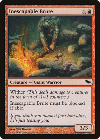 Inescapable Brute [Shadowmoor] | Good Games Cannington