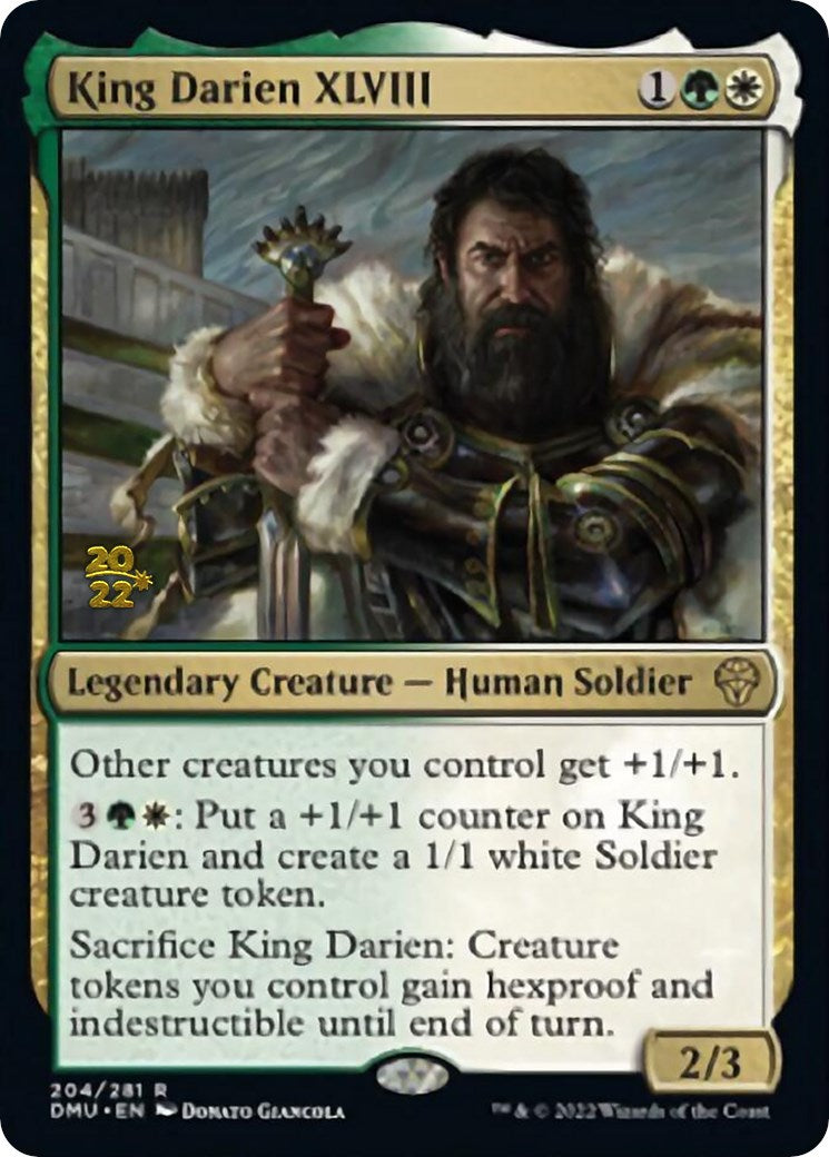 King Darien XLVIII [Dominaria United Prerelease Promos] | Good Games Cannington