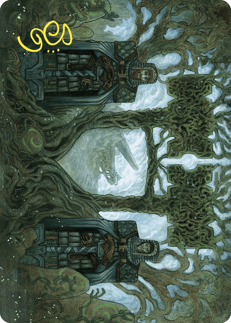 Court of Garenbrig Art Card (Gold-Stamped Signature) [Wilds of Eldraine Art Series] | Good Games Cannington