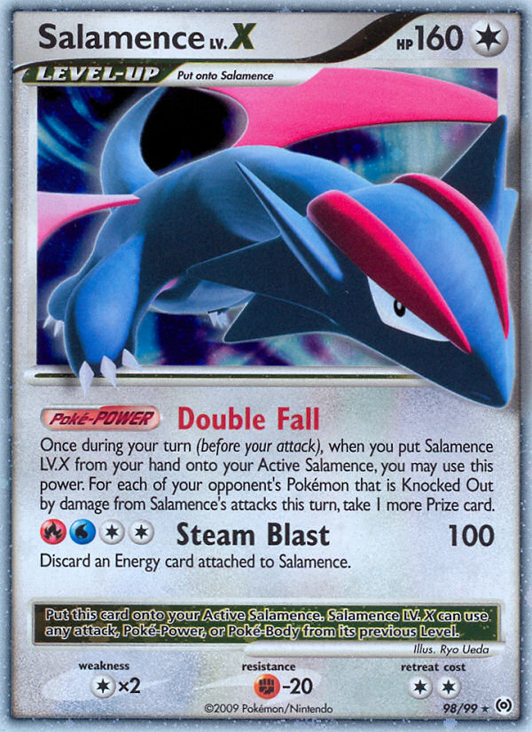 Salamence LV.X (98/99) [Platinum: Arceus] | Good Games Cannington