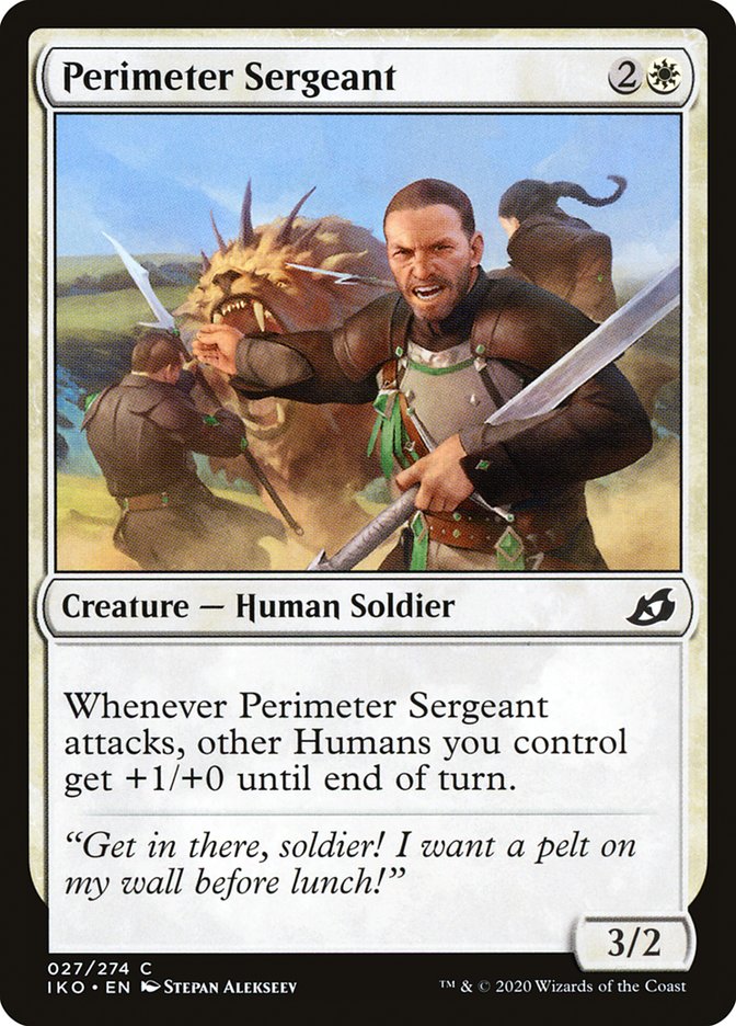 Perimeter Sergeant [Ikoria: Lair of Behemoths] | Good Games Cannington
