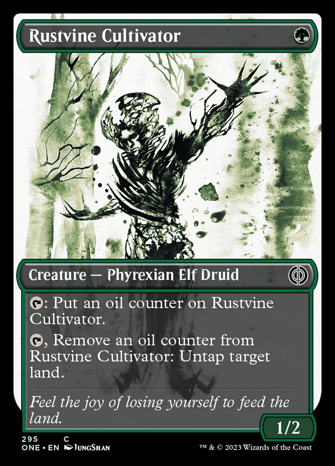 Rustvine Cultivator (Showcase Ichor) [Phyrexia: All Will Be One] | Good Games Cannington