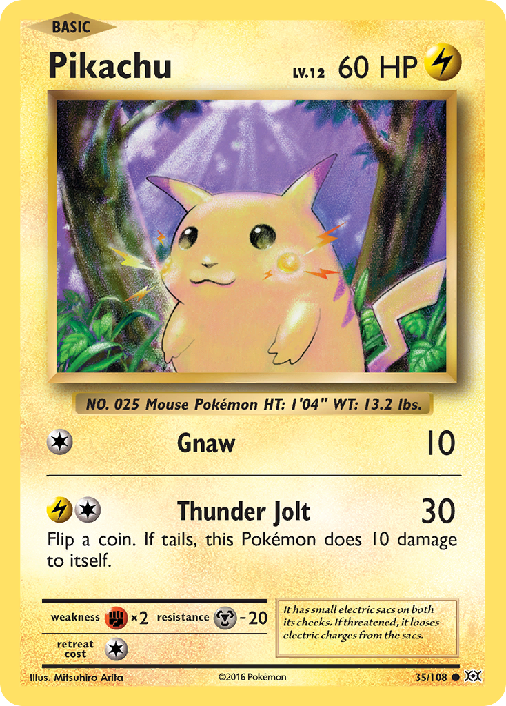 Pikachu (35/108) [XY: Evolutions] | Good Games Cannington