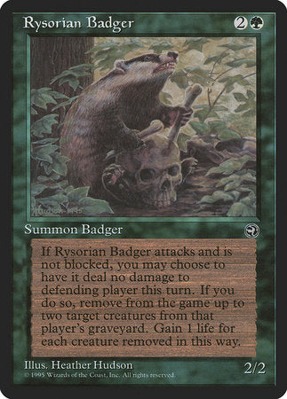 Rysorian Badger [Homelands] | Good Games Cannington