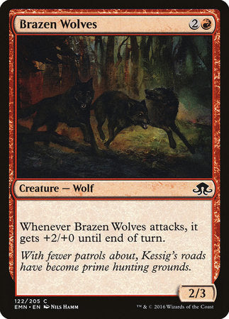 Brazen Wolves [Eldritch Moon] | Good Games Cannington