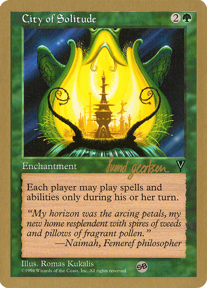 City of Solitude (Svend Geertsen) (SB) [World Championship Decks 1997] | Good Games Cannington