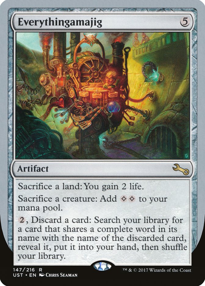 Everythingamajig ("Sacrifice a Land") [Unstable] | Good Games Cannington