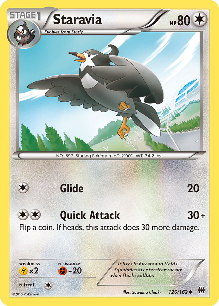 Staravia (126/162) [XY: BREAKthrough] | Good Games Cannington