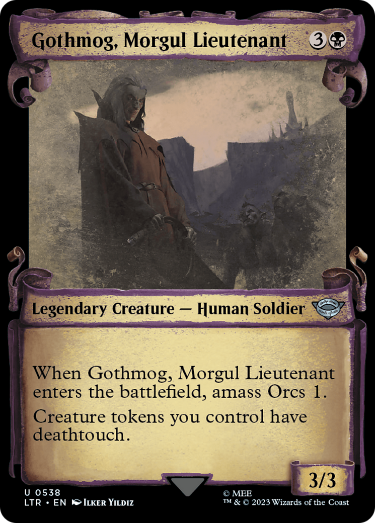 Gothmog, Morgul Lieutenant [The Lord of the Rings: Tales of Middle-Earth Showcase Scrolls] | Good Games Cannington