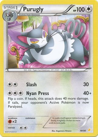 Purugly (19/30) [XY: Trainer Kit 3 - Pikachu Libre] | Good Games Cannington