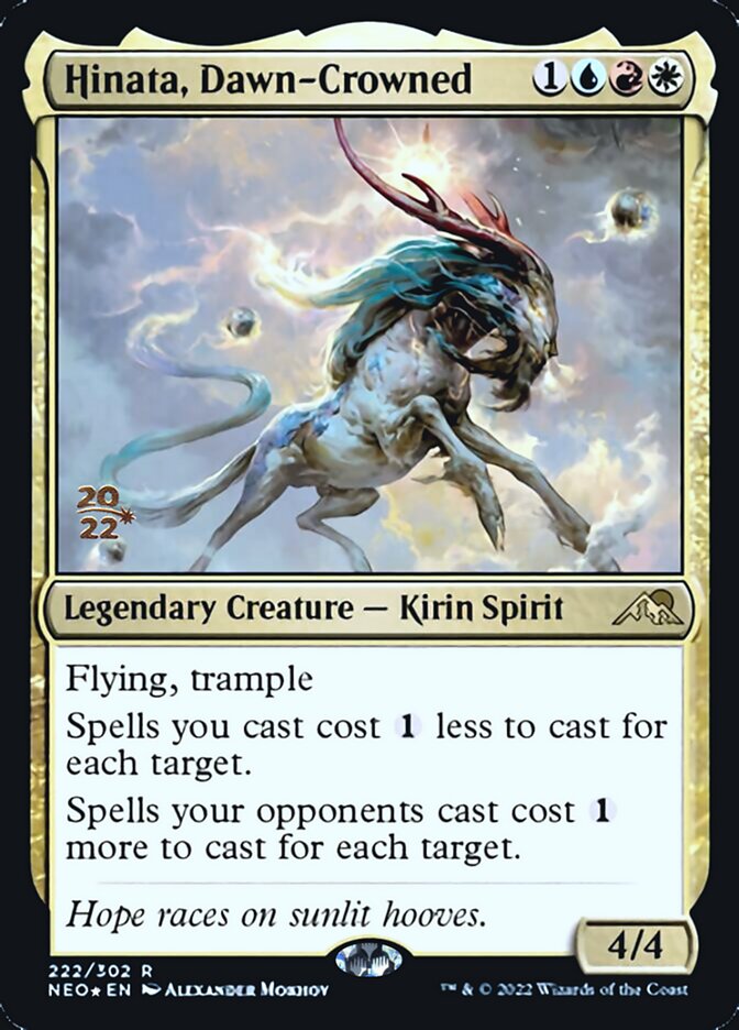 Hinata, Dawn-Crowned [Kamigawa: Neon Dynasty Prerelease Promos] | Good Games Cannington